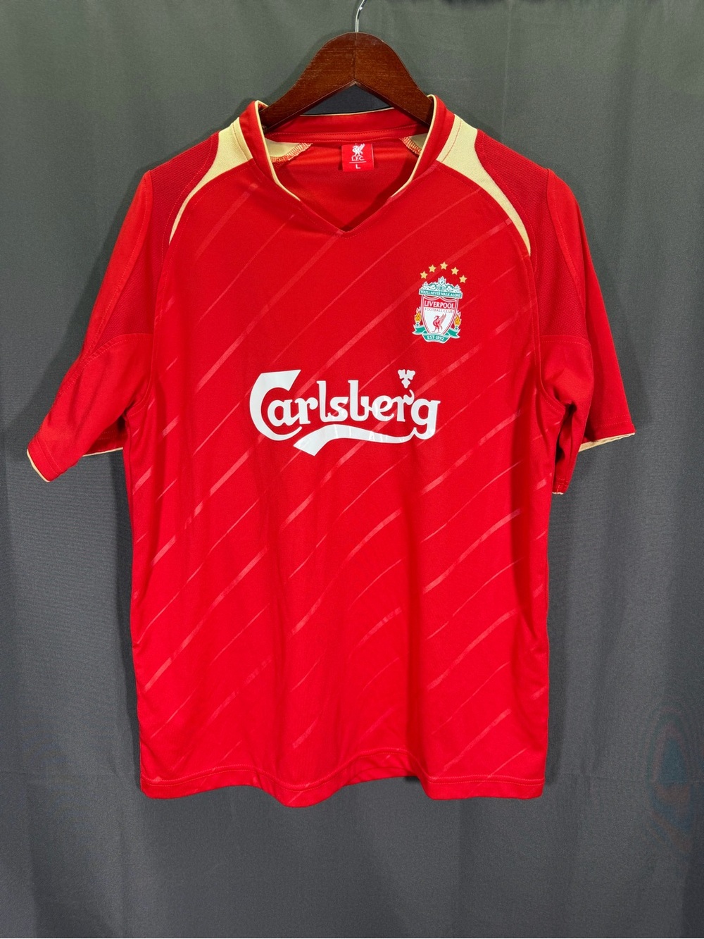 LFC Adults Retro 05-06 European Home Shirt Size L